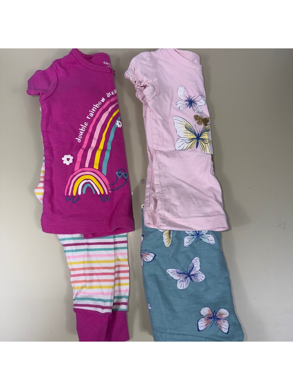 Carter’s Baby Girls Shorts Set & Pajamas 12M